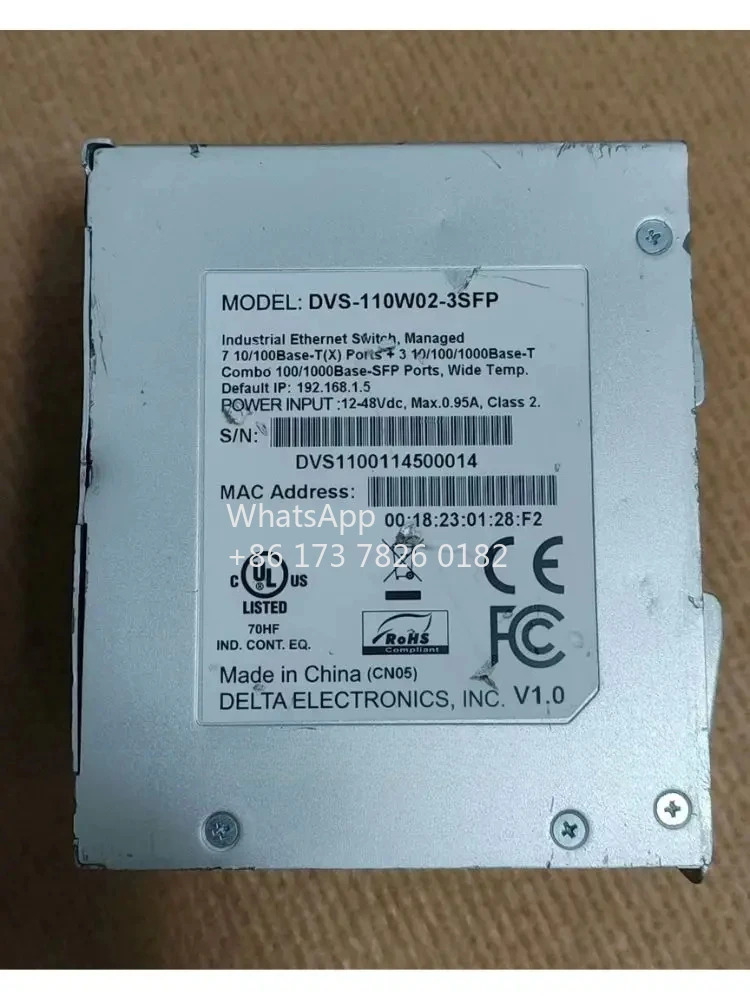 DVS-110W02-3SFP 리퍼 산업네트워크 스위치리퍼 기능은 OK