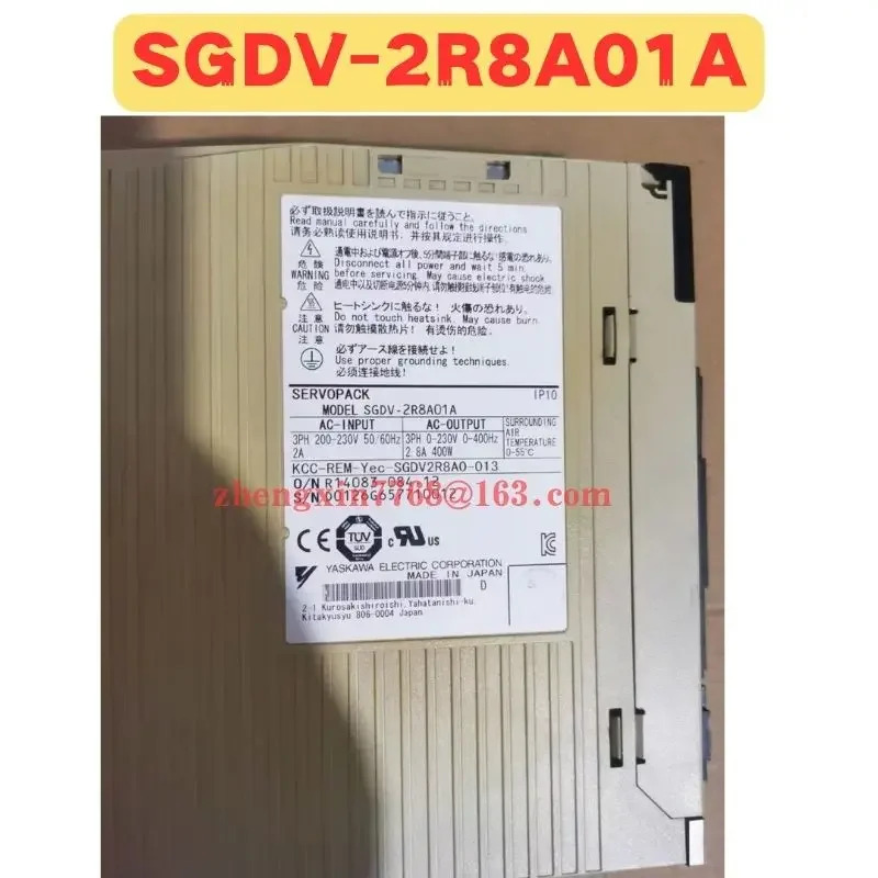 리퍼 서보 드라이브 SGDV-2R8A01A 정상 기능 완료 SGDV 2R8A01A