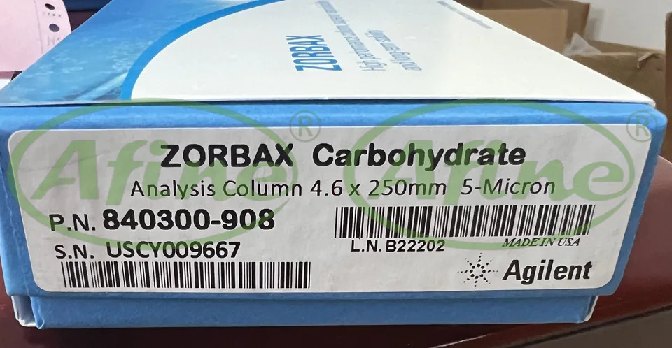 AFINE Agilent 840300-908ZORBAX 오리지널 설탕 분석기 4.6x250mm 5 m