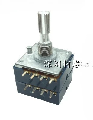 이볼륨 전위차계 RK27 50KA 100KA 8핀 25mm 플라워 샤프트
