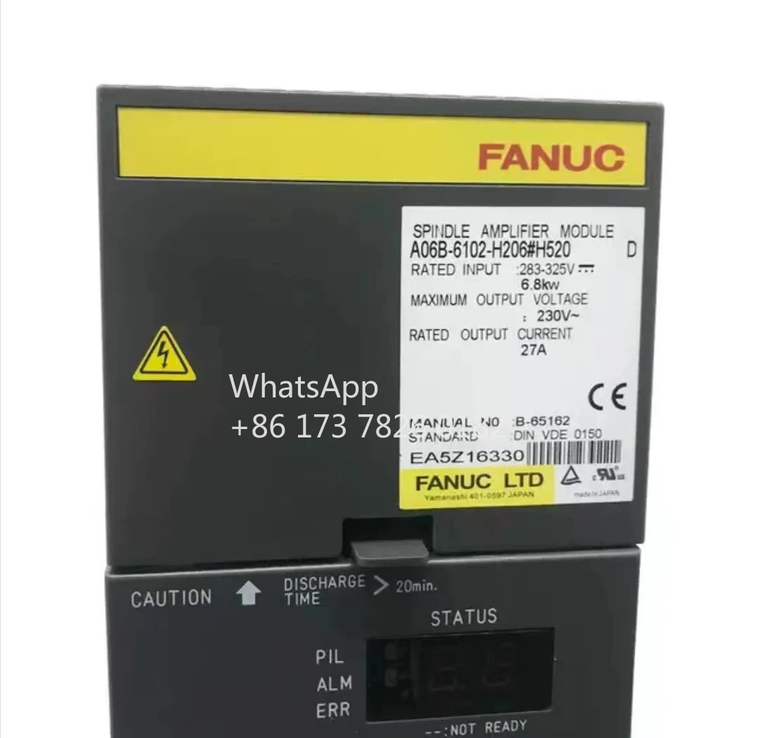 A06B-6102-H206 H520 리퍼 드라이브 작동 기능 OK