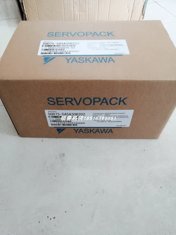 SGD7S-5R5A30B202 Yaskawa 서보 드라이브