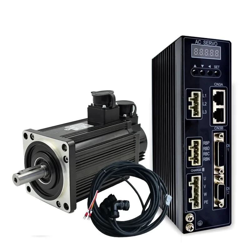 CNC 기계3상AC 서보모터 서보 드라이브 130mm 1.5kw 6nm 220V