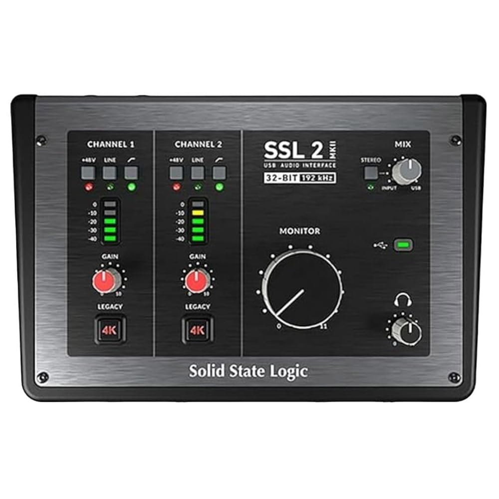 솔리드 스테이트 로직 SSL 2 MKII - 2x2 USB 오디오 인터페이스 - 상세 이미지 2