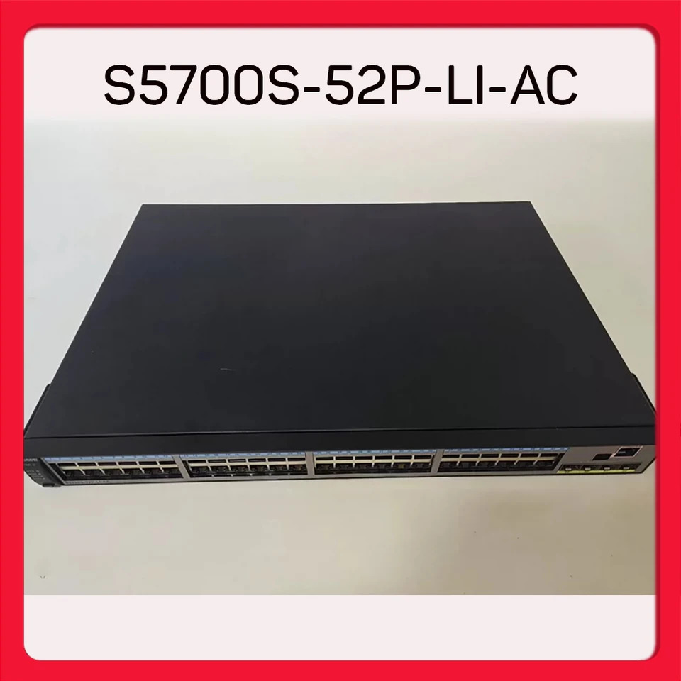 화웨이호환기가비트 이더넷 4 포트 SFP 광 네트워크 스위치 S5700S-52P-LI-AC 48
