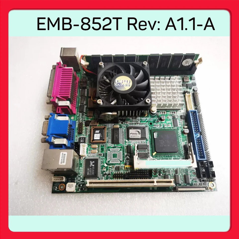 산업제어 마더보드EMB-852T Rev A1.1-A