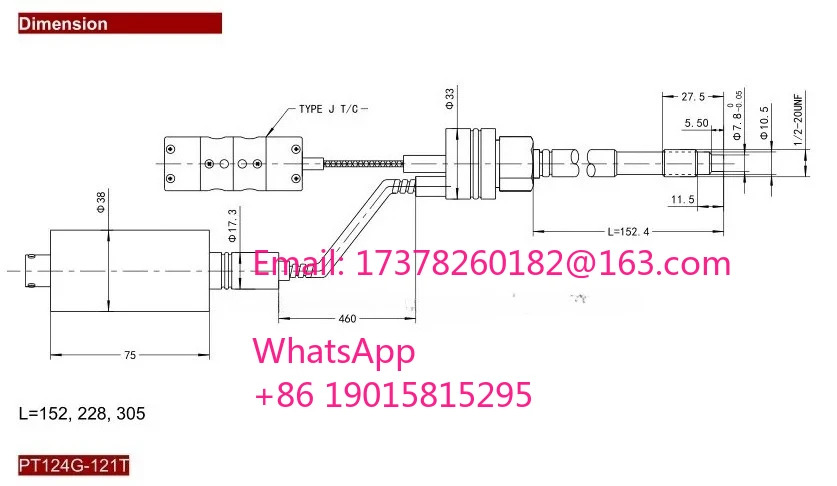 ZHYQ PT124G121 TM1480M pa152/460 J2MV 유연용융 압력 변환기 출력 2mV