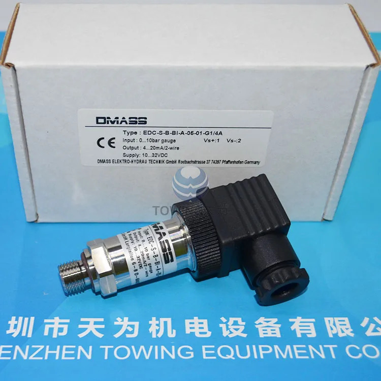 독일 DMASS 압력 스위치 오리지널 포장 EDC-S-B-BI-A-05-01-G1/4A 신