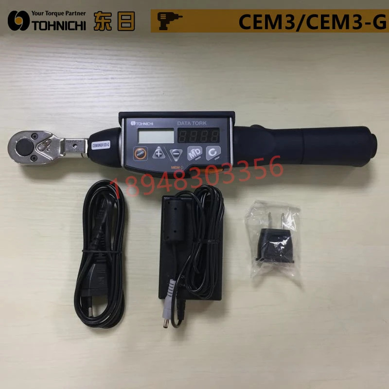 TOHNICHI 디지털 디스플레이 토크 렌치 CEM360N3X22D-G CEM500N3X22D-G CEM850N3X32D-G BP-5 BC-3-G