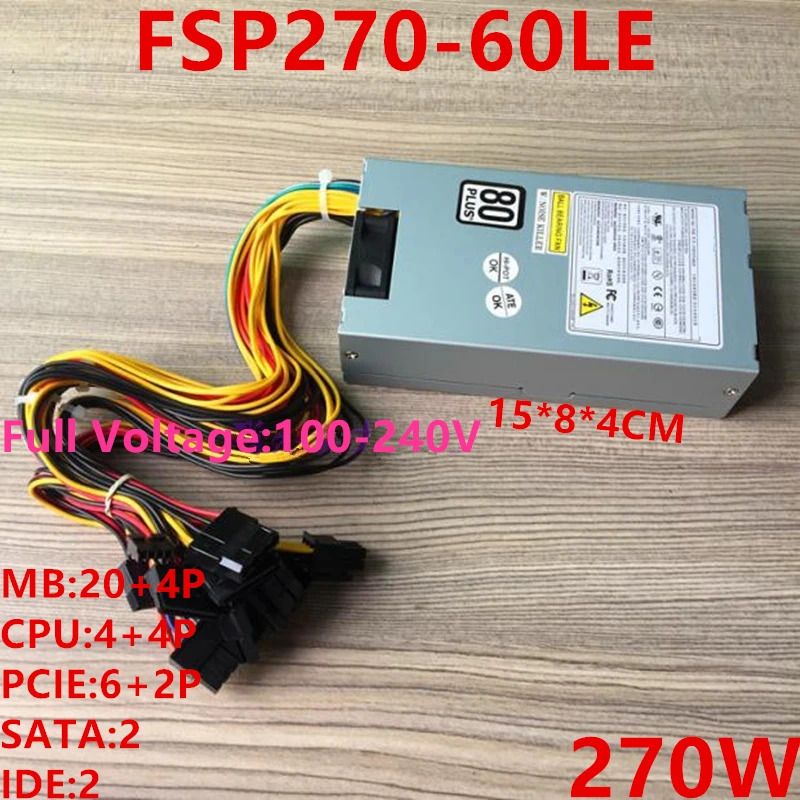 FSP 80plus ITX FLEX 소형 1U K39 49 T34 R47 44 M41 A35 S3 ZS-A4 G5 전원공급장치 FSP270-60LE FSP220-60LE 새 PS