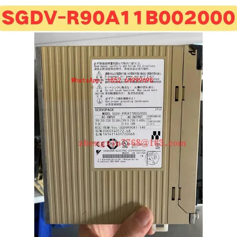 리퍼 서보 드라이브 SGDV-R90A11B002000 정상 기능 완료 SGDV R90A11B002000