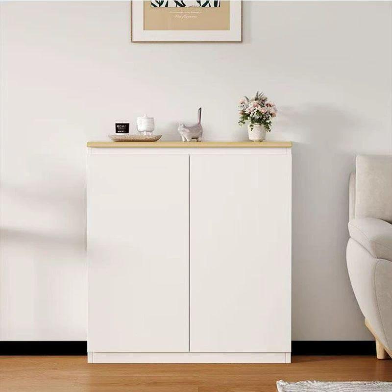 도어형 나무수납장 양문형 빈티지 심플 엔틱 모던 가구장 거실수납장 다용도수납장 - 상품 이미지