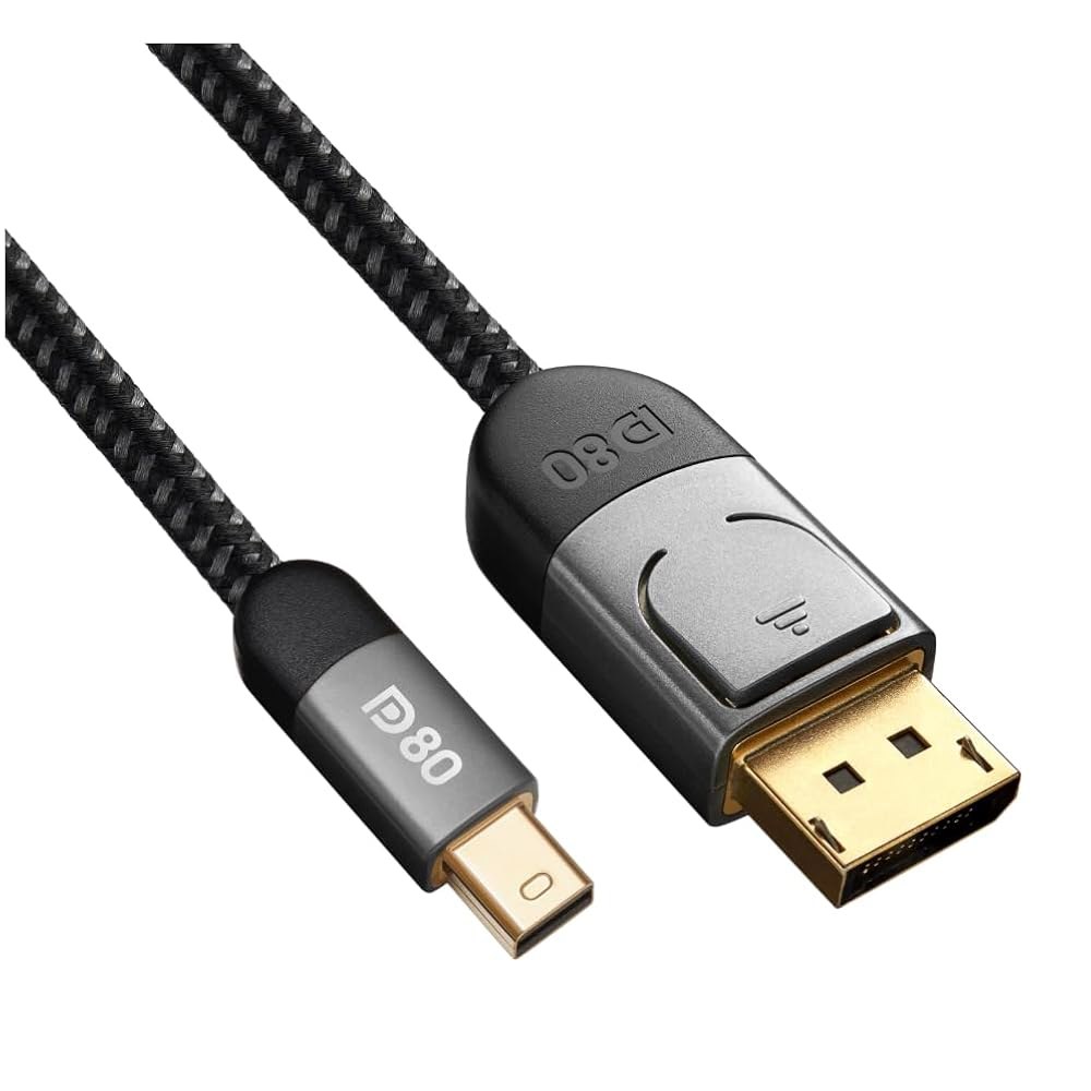 Zeskit Maya 80Gbps 디스플레이 포트 - DP80 1m) 케이블 미니 (3ft 2.1 - 상품 이미지