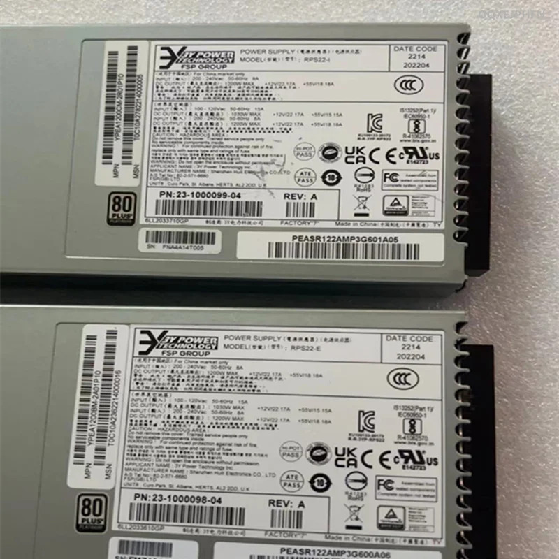 3Y 1200W RPS22-1 RPS22-E거새 전원공급장치