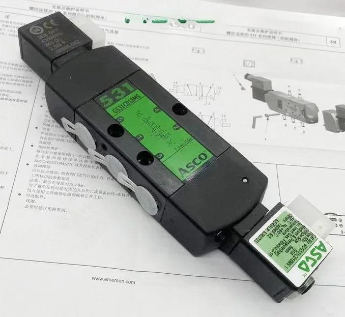 SCG531C018MS/SCG531C002MS 2위치 5방향 이제어 전자기 방향 밸브