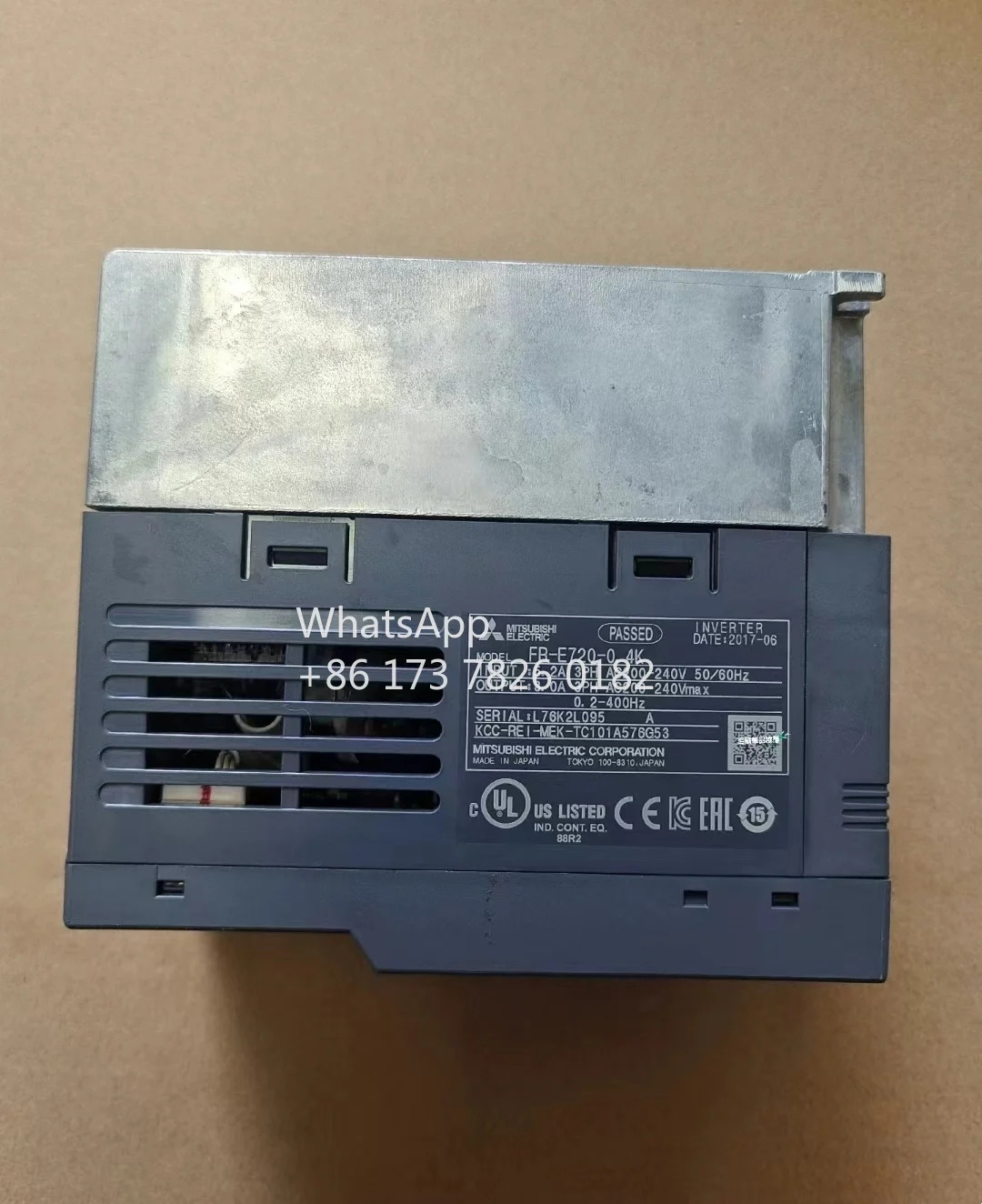 FR-E720-0.4K 리퍼 인버터 0.4kW 기능 OK