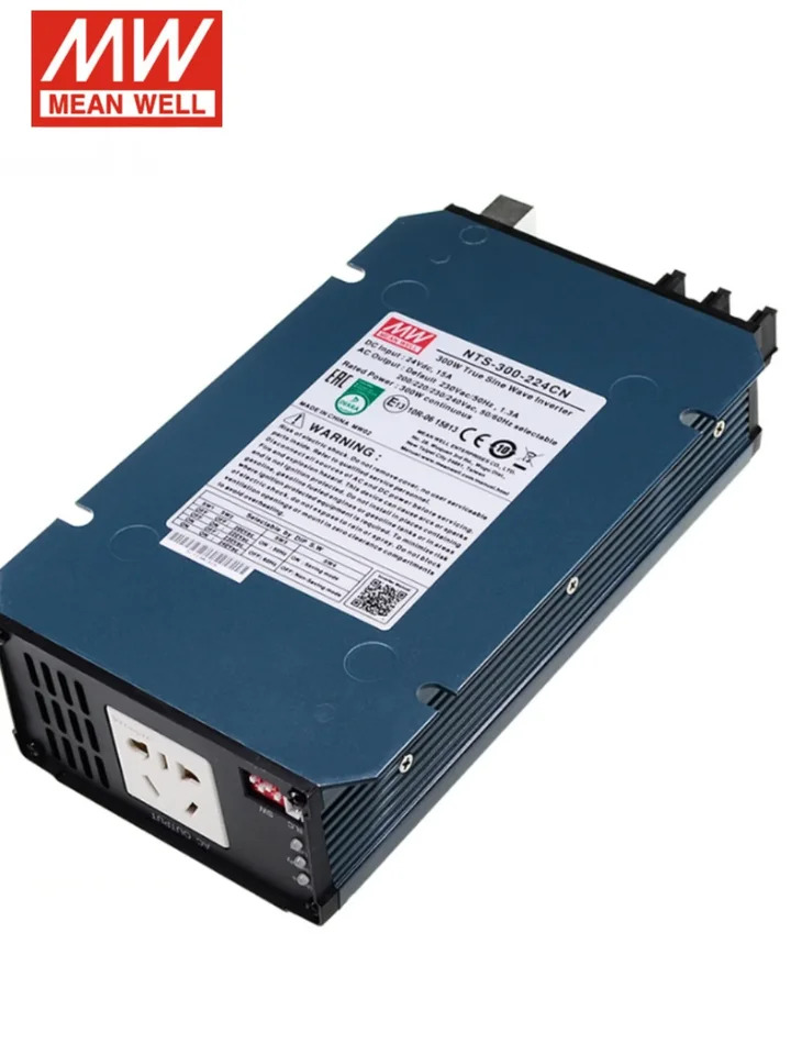 NTS Mingwei 전원공급장치 300W 사인파 CN/UN/EU 인버터 212/224/248 12V24V48-220
