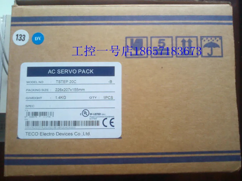 Dongyuan 서보모터 TSB1551A-3NTA 서보 드라이버 TSTEP20C 신 세트 550W