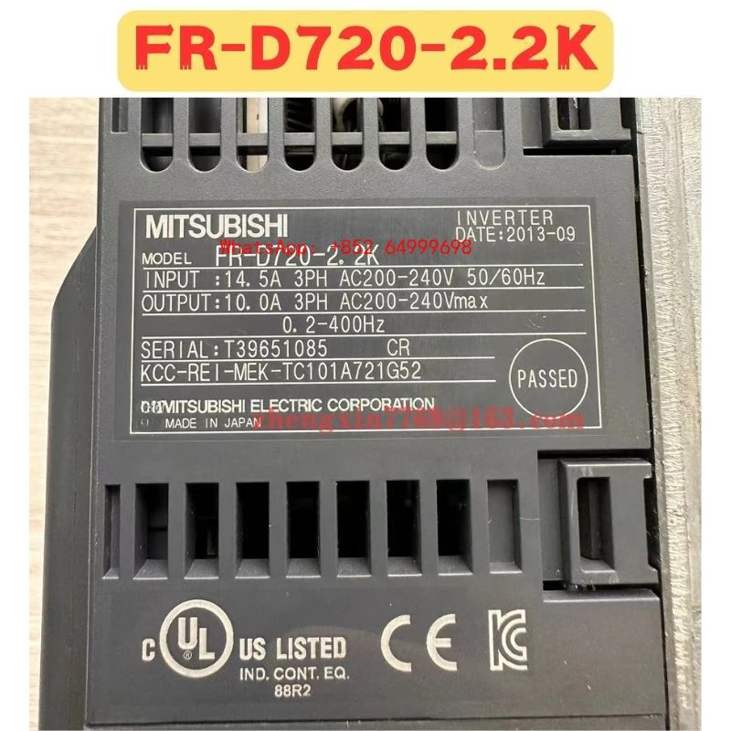 리퍼 주파수 변환기 FR-D720-2.2K FR D720 2.2K 정상 기능 완료
