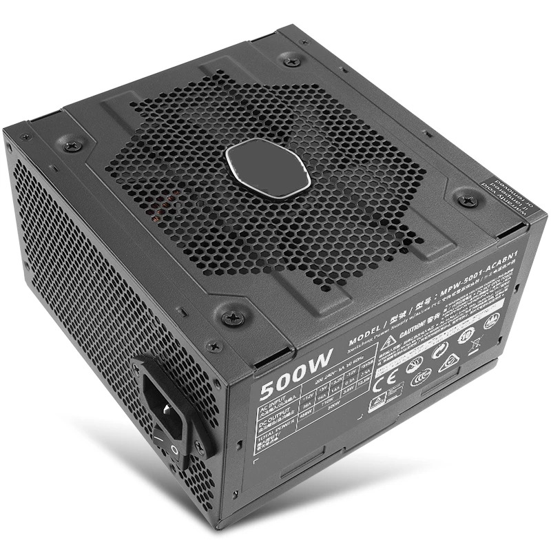 쿨러 마스터 소드 워 II오리지널 PSU 지능형 온도 제어 호스트 전원공급장치 MPW-5001-ACABN1 500W 신