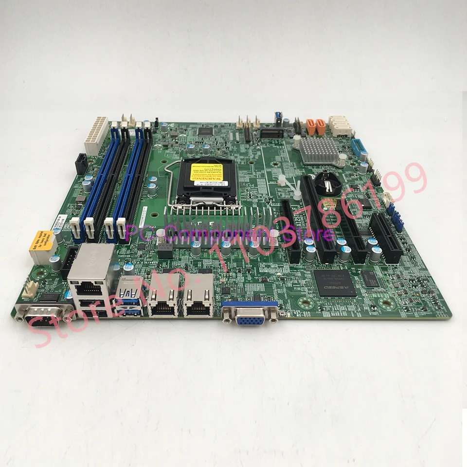 Supermicro 서버 마더보드LGA-1200 지지대 E-2300 프로세서세대 펜티엄 프로세서 X12STL-F
