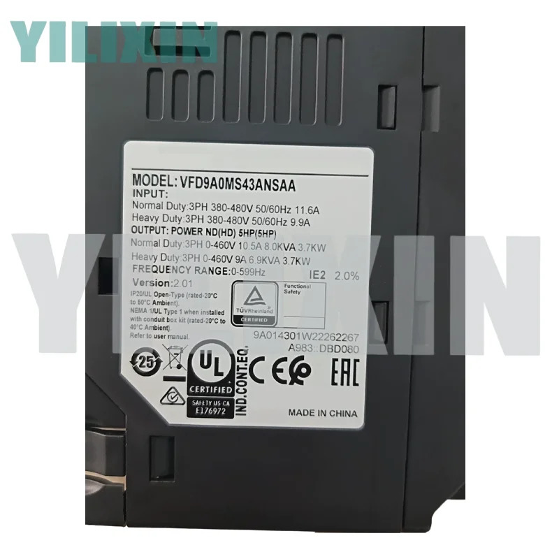VFD9A0MS43ANSAA 3.7KW 380V 주파수 변환기