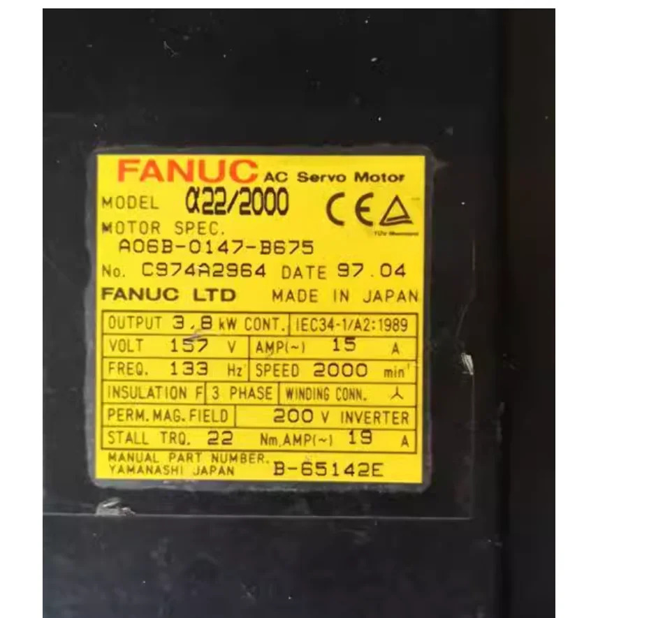 A06B-0147-B675 Fanuc 서보모터 리퍼 완료 Ok A06B 0147 B675