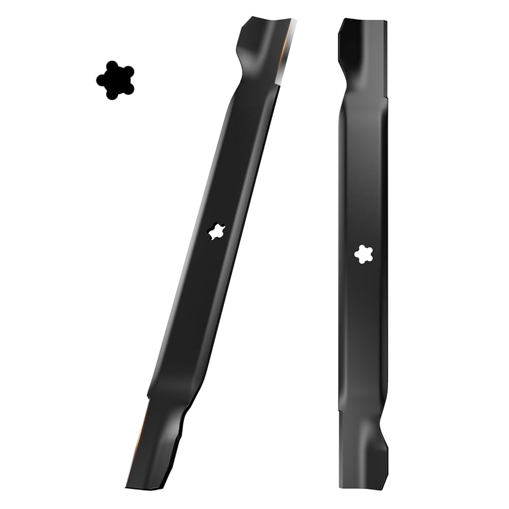106.7cm(42인치) 데크 잔디 깎는 기계 블레이드, 스타, 5포인트 138971, 532138971용 LT2000 138498, 134149, 138971 멀칭 Repalce - 상품 이미지