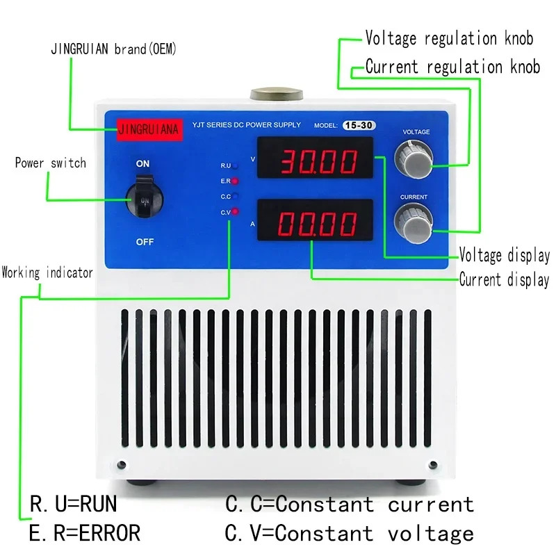 스위칭 전원공급장치 AC 220V 1500W dc200V DC 200V 7.5조정 가능전원공급장치 0-200V 셀러