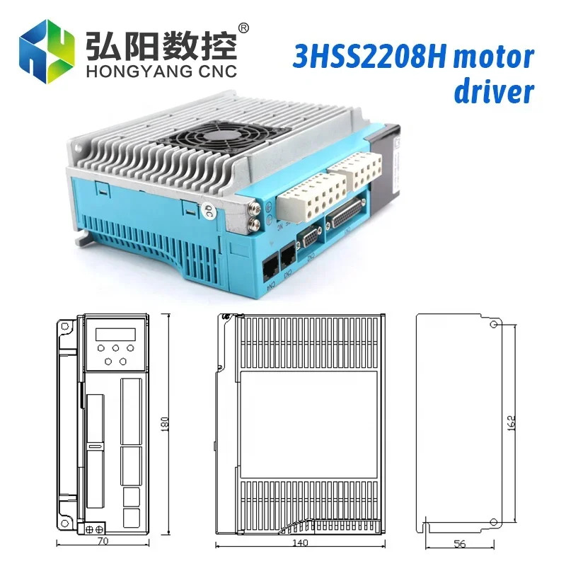 Hycnc Jmc 하이브리드 서보모터 프레임 110 이지 스테핑 모터 16 Nm 3상Nema 42 클로즈 스텝퍼 3hss2208h 드라이버