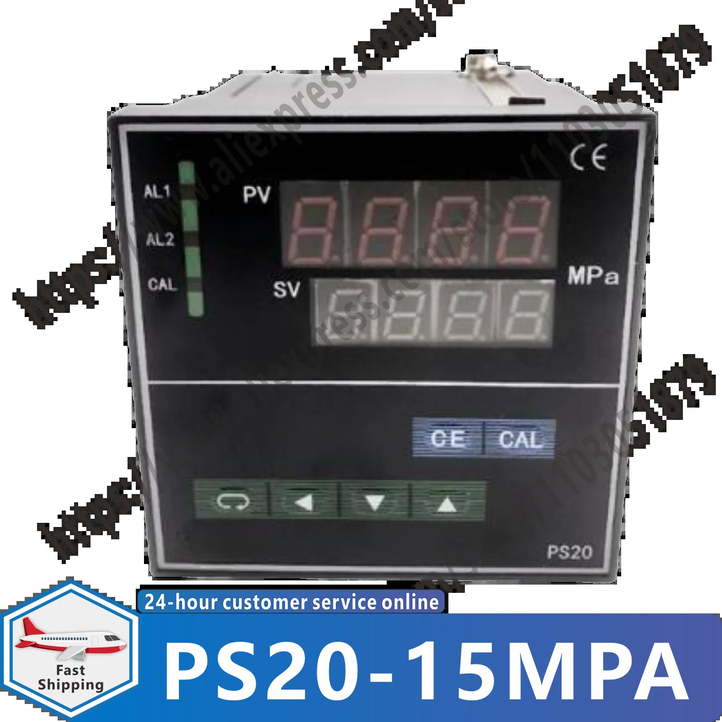 지능형 디지털 압력 온도 기기 PS20-15MPA PS20-25MPA PS20-35MPA PS20-50MPA PS20-60MPA PS20-80MPA