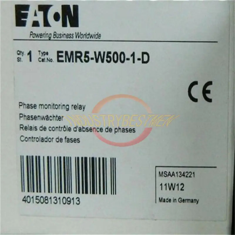 EATON Moeller EMR5-W500-1-D 위상 시퀀스 릴레이 신 1PC