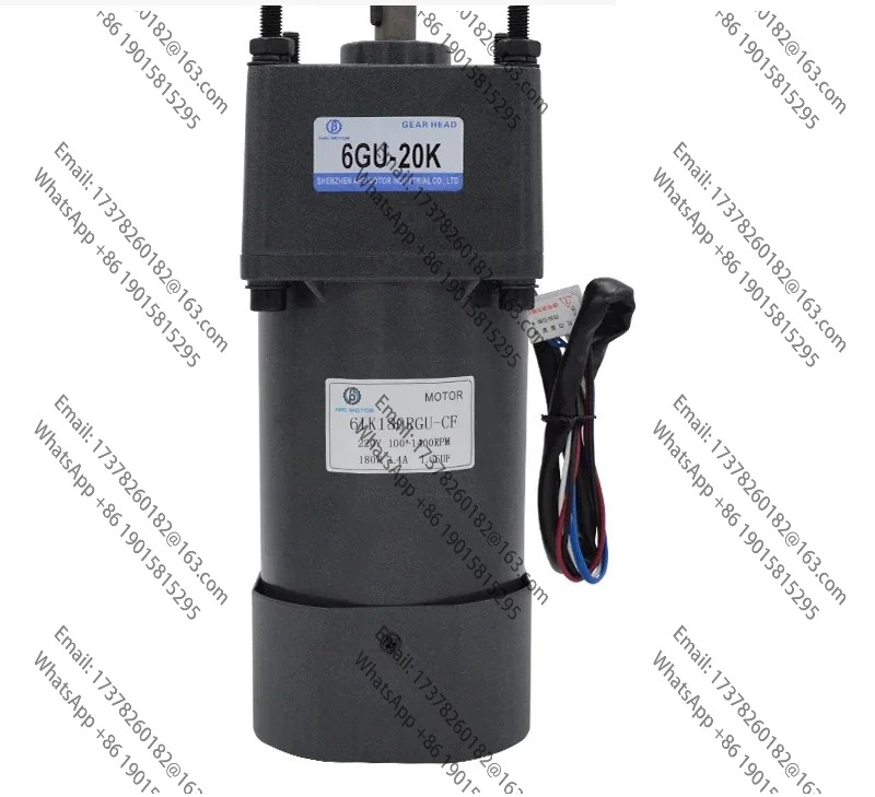 100 180W 220V AC 기어 감속/속도조절 모터 고정 속도 6IK180RGN-C 380V
