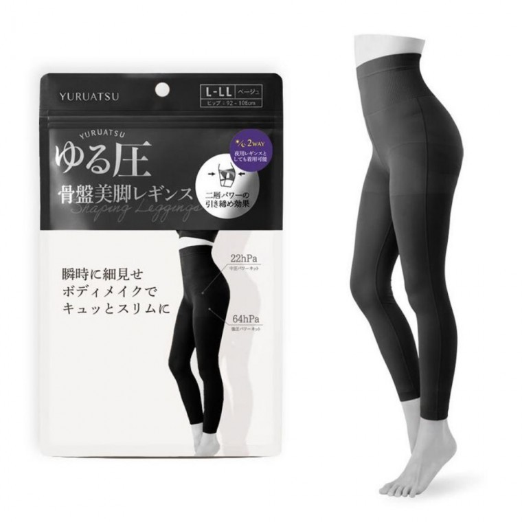 도모아 요가 여자 필라테스 리프팅 여자레깅스 힙커버 보정 레깅스 블랙 - 상품 이미지
