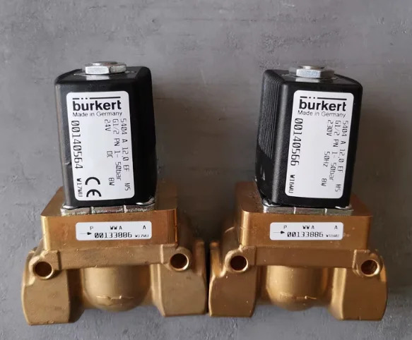 Burkert 고압 솔레노이드 밸브 5404 A 12.0 EF M5 1-50bar 24VDC 00140564