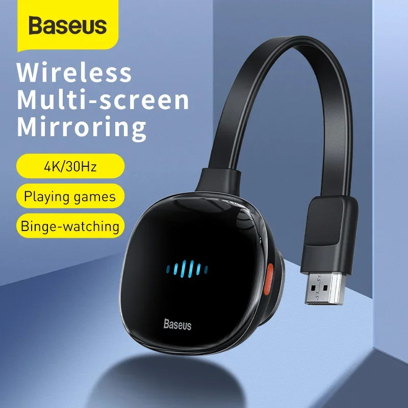 HD 미디어 비디오 스트리머 USB C 타입 와이파이 무선 동글 디스플레이 어댑터 에어플레이