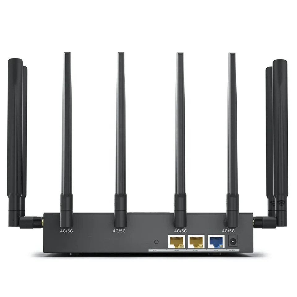 SIM 카드 슬롯 5G 와이파이 무선 라우터 CPE 6 외부 안테나 신