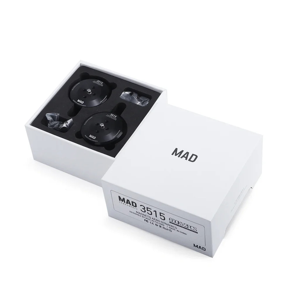 MAD 3515 IPE 브러시리스 모터 멀티로터산업 상 적400kv 650kv 1pc