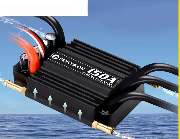 원격 제어 선박 모델 수냉식 브러시리스 전기 방수 50A70A90A120A 2-6S