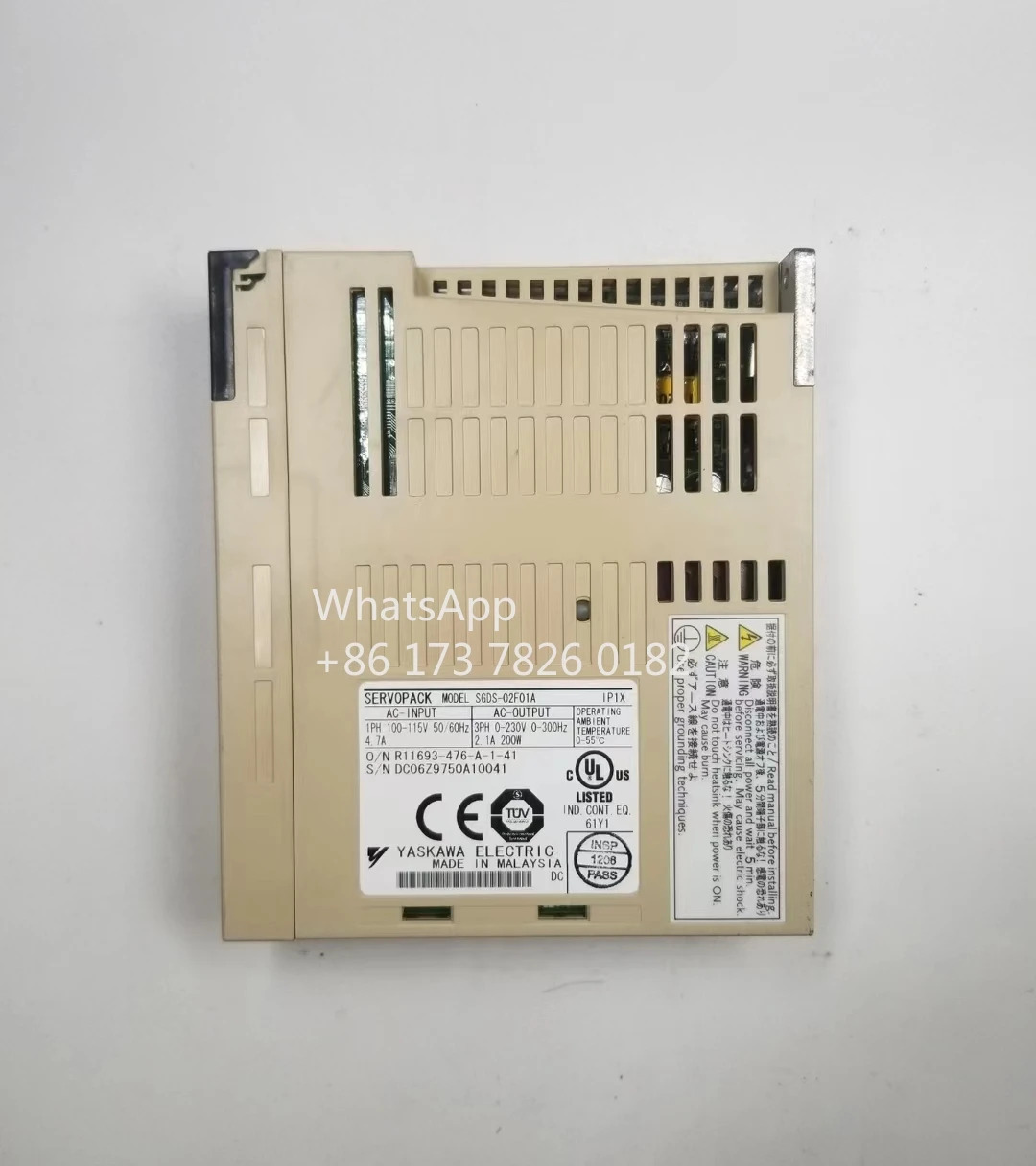 SGDS-02F01A 리퍼 서보 드라이브 200W 기능 OK