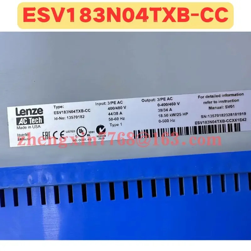 리퍼 주파수 변환기 ESV183N04TXB-CC 정상 기능 완료