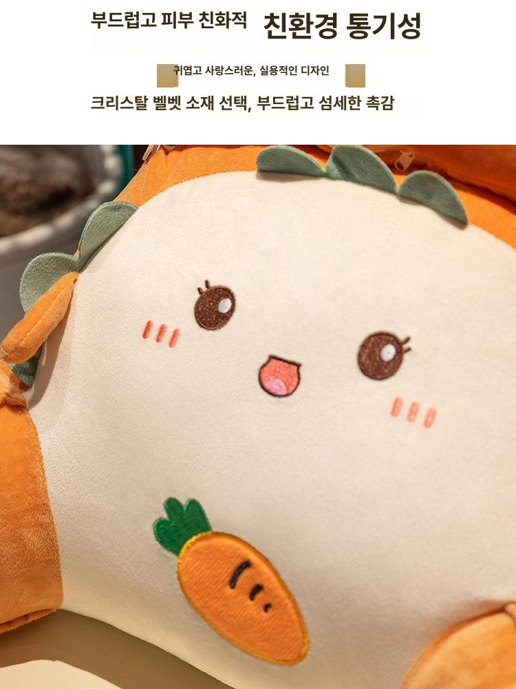 교정 등쿠션 패드 바른자세 지지대 받침대 장시간 허리디스크 의자등받이 등받이쿠션 - 상세 이미지 3