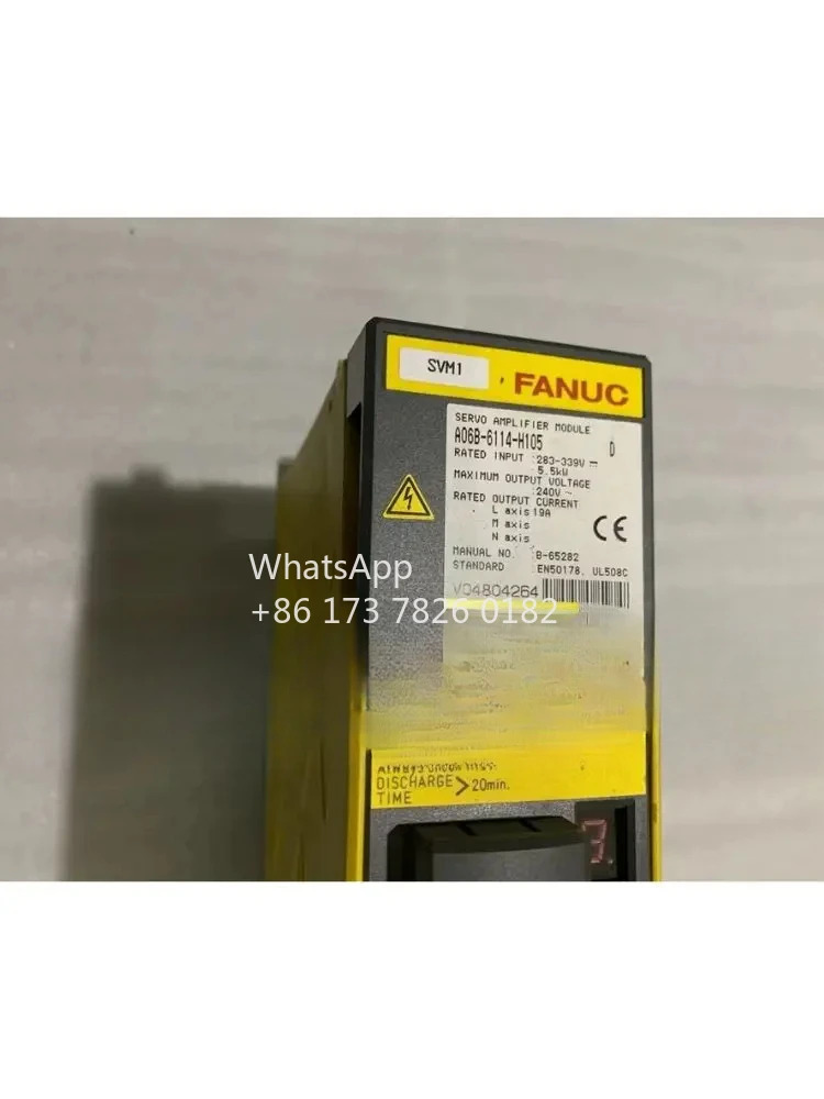 A06B-6114-H105 리퍼 드라이브 작동 기능 OK