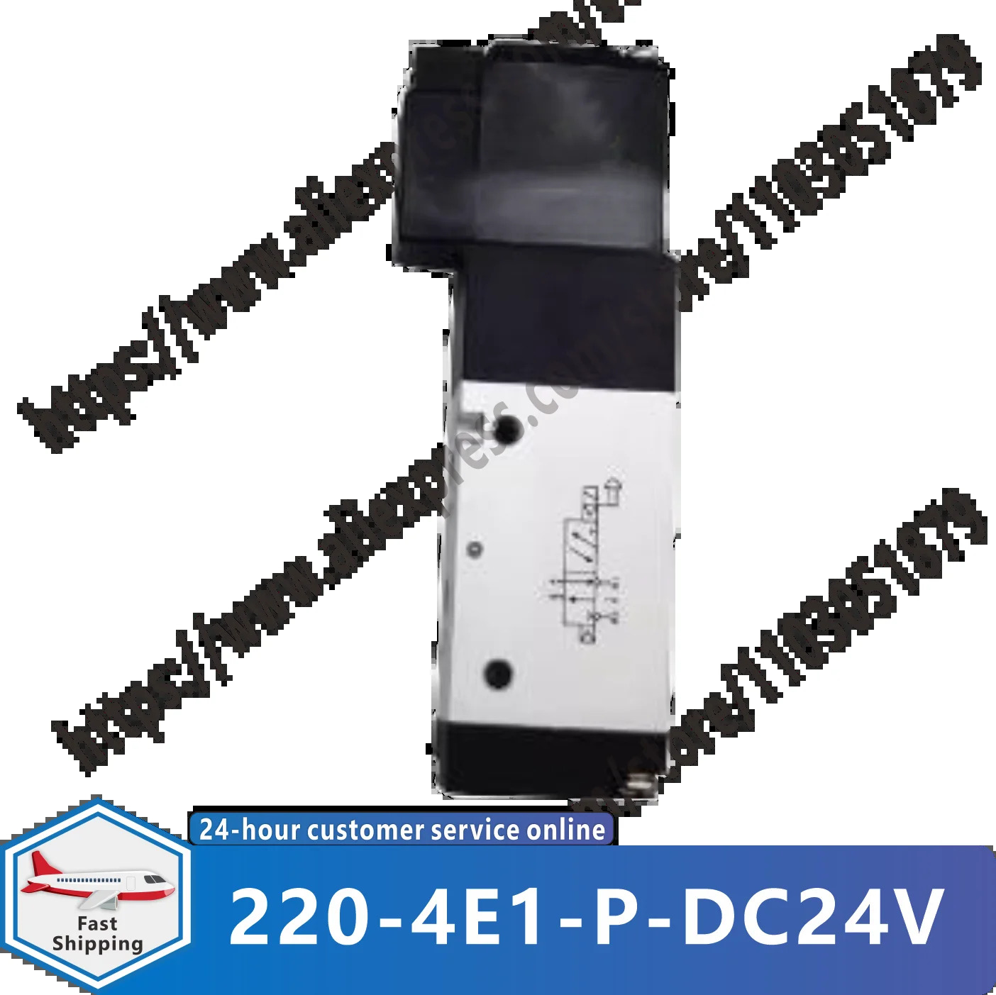 220-4E1-P-DC24V 솔레노이드 밸브 New