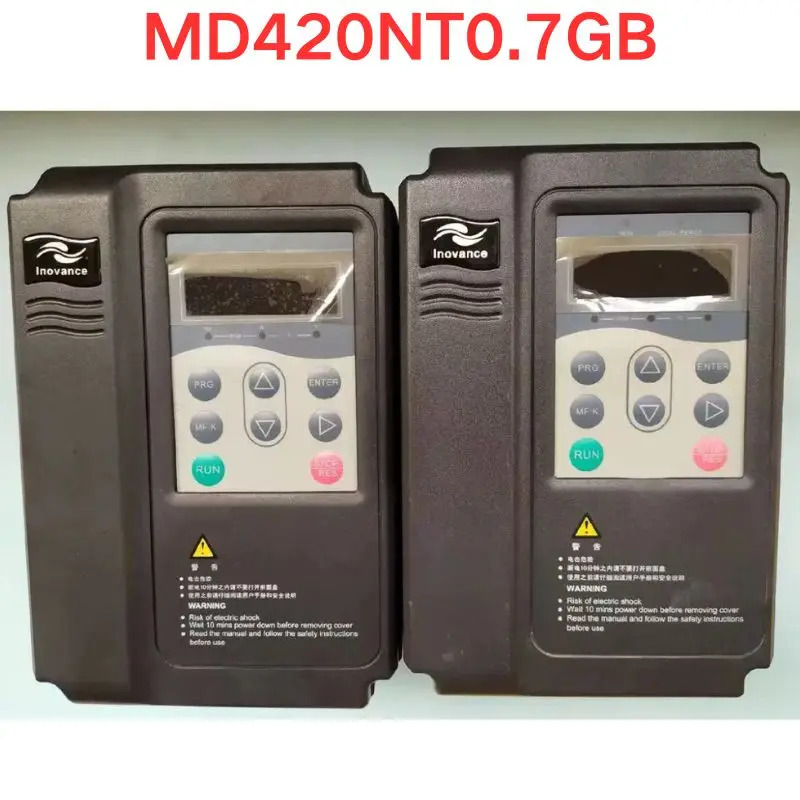 리퍼 Inovance MD420NT0.7GB 주파수 변환기 0.7KW 기능 OK