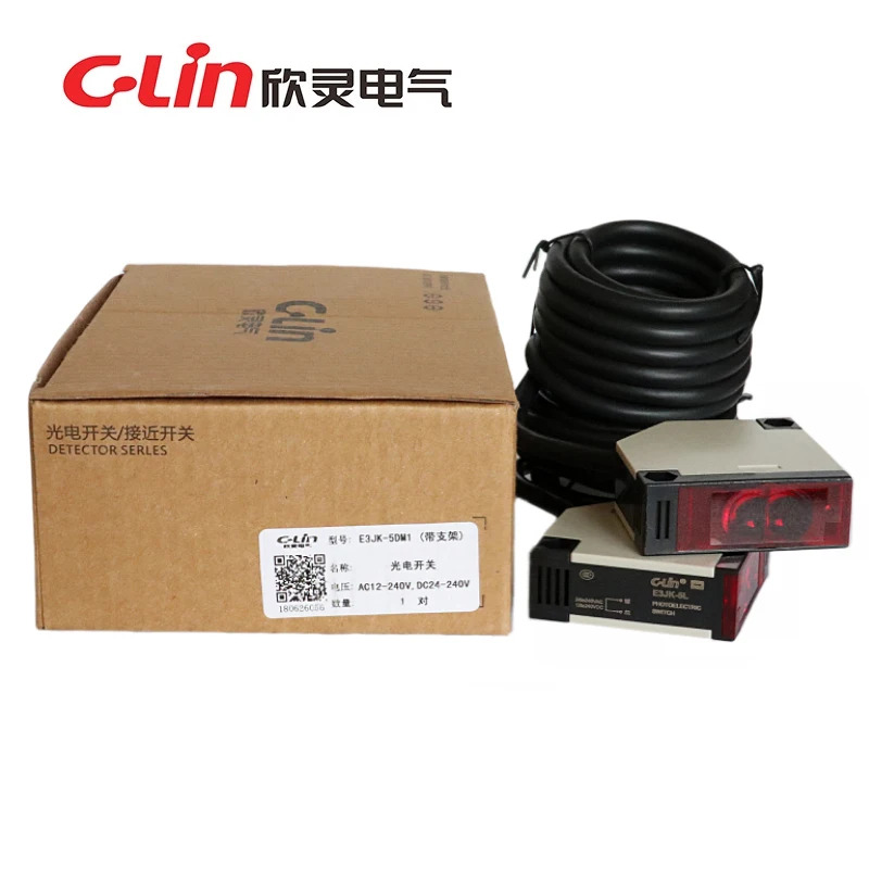 E3JK-5DM1 E3JK-5L 12-240VAC 대향 광전스위치 센서.1PCS