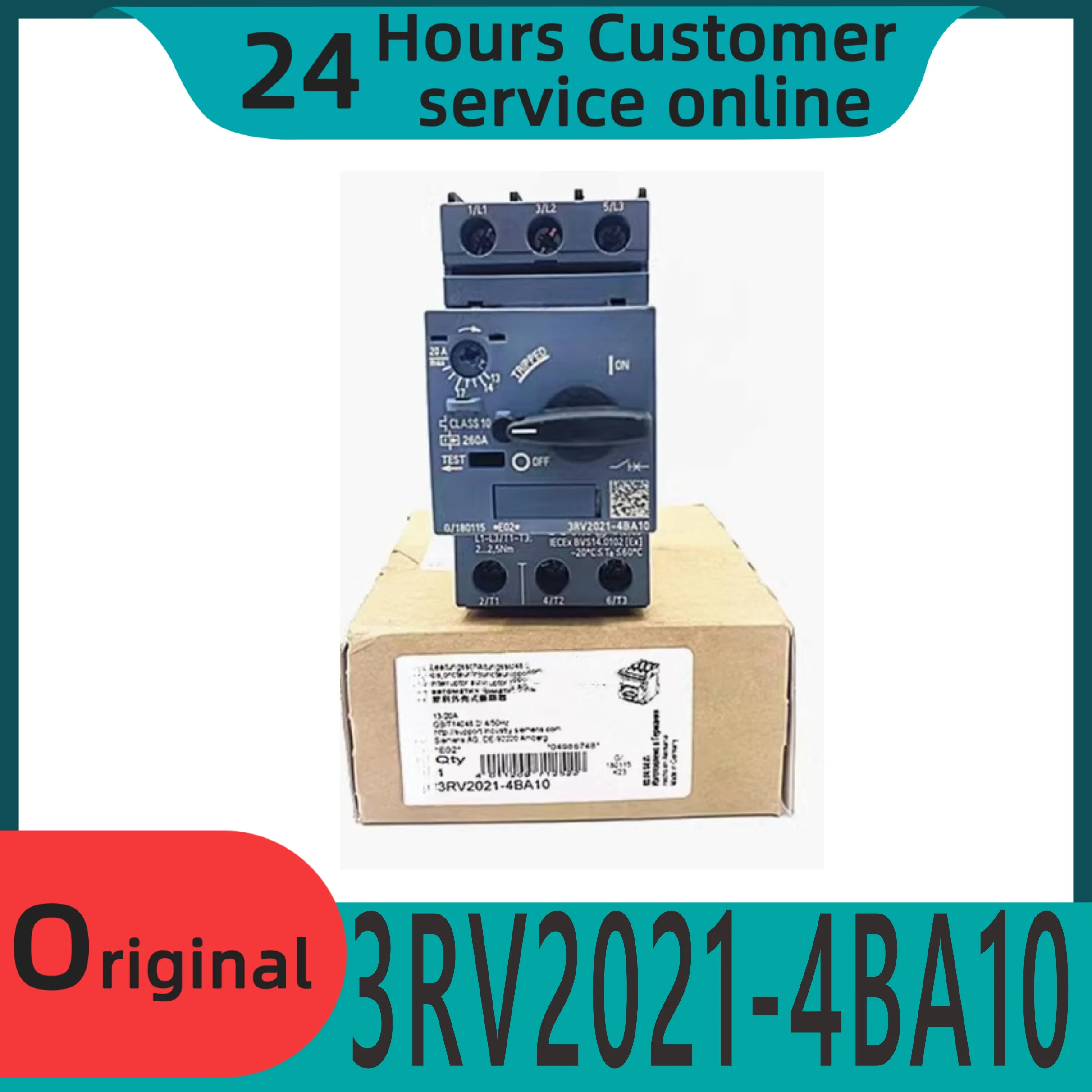 오리지널 모터 보호 회로차단기 3RV-4BA10 14-20A