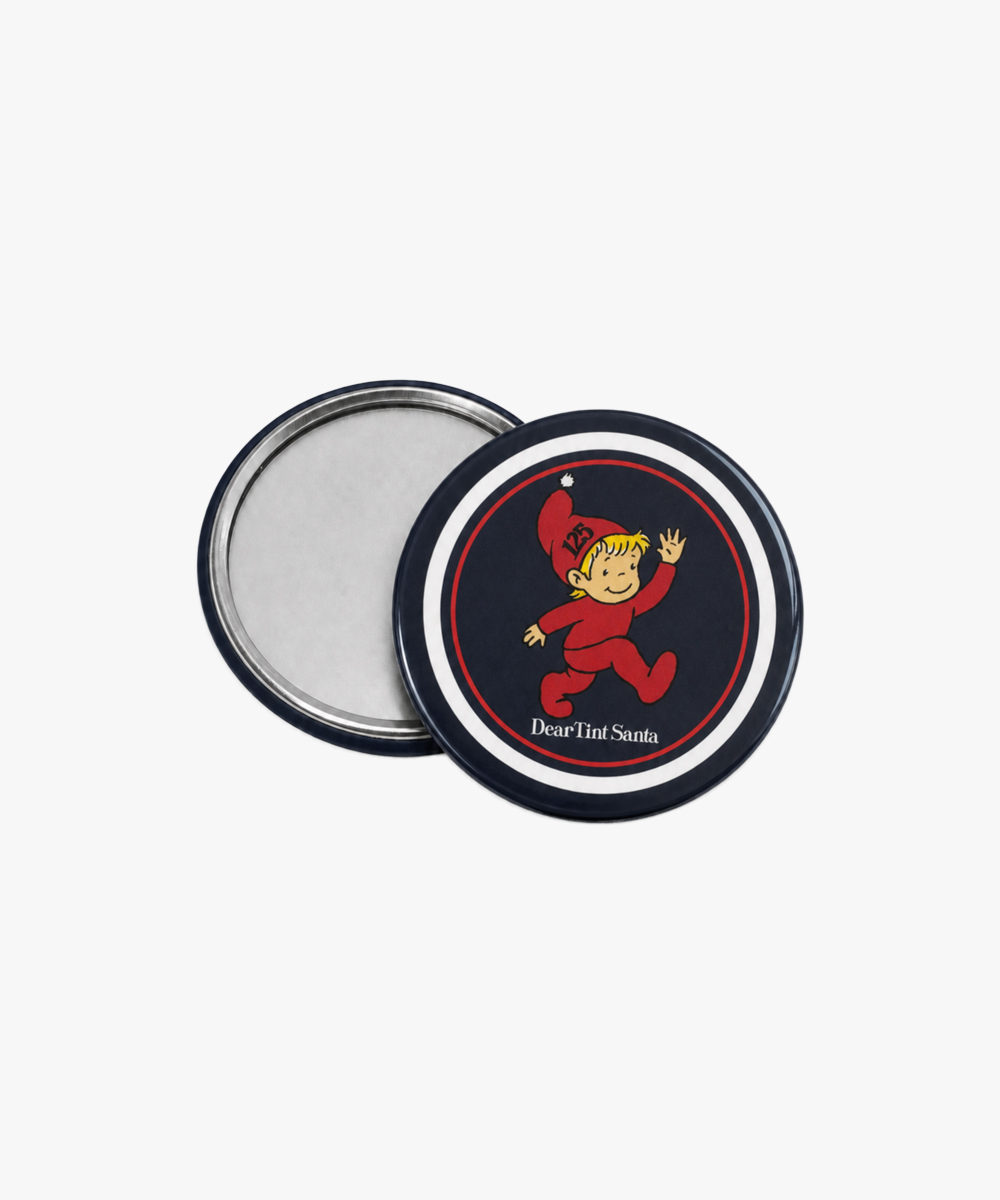 디어틴트산타 Little Santa Mirror Button