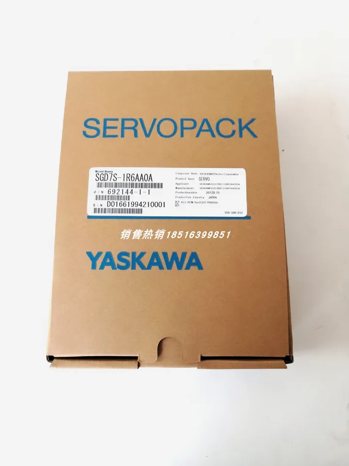 SGD7S-1R6AA0A 오리지널 Yaskawa 서보 드라이브 신