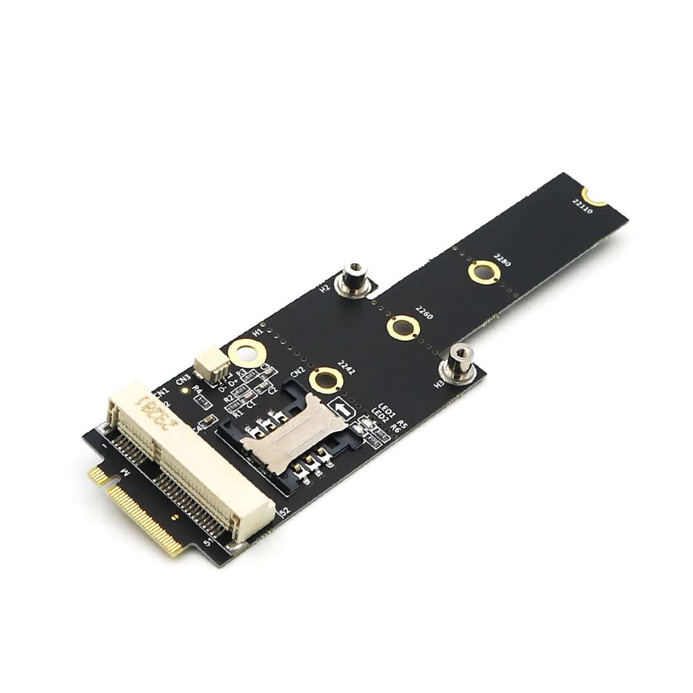 HLT 미니 PCI-E to M.2(NGFF) 키 포함 슬롯 카드 M SIM 어댑터, - 상품 이미지